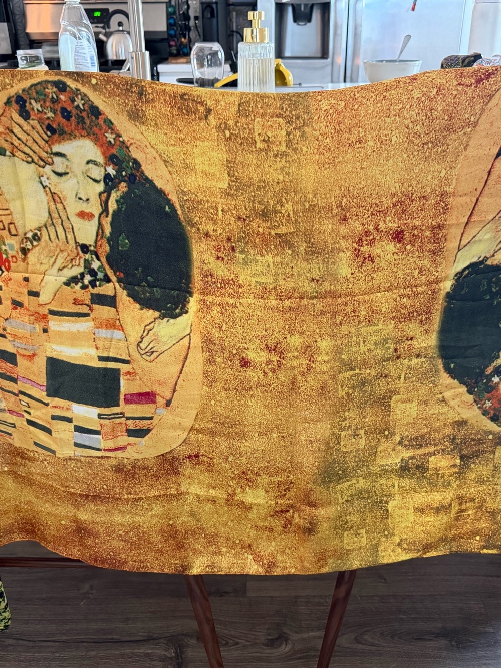 Silk Scarf - Yellow / Gold